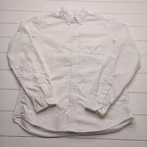 J.Crew Flex White Oxford Button-Down Shirt LT